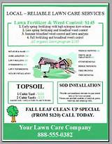 Images of Landscaping Flyers