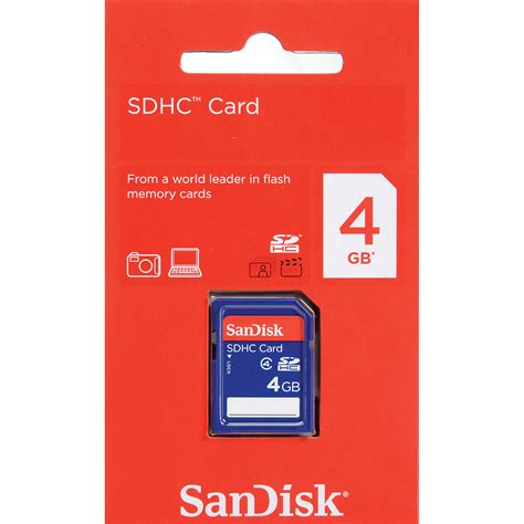 Check spelling or type a new query. SanDisk 4GB Standard SDHC Card SDSDB-4096-P36 B&H Photo Video