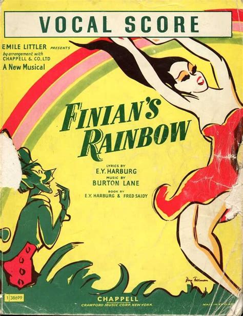 Finians Rainbow A New Musical Full Vocal Score Only £3500