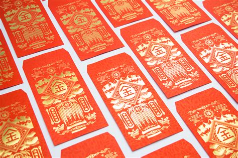 2017 雞年紅包設計 Red Envelopes Year Of The Rooster Behance