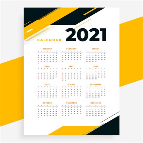 Download for free in png, svg, pdf formats 👆. Simple 2021 calendar vector free download