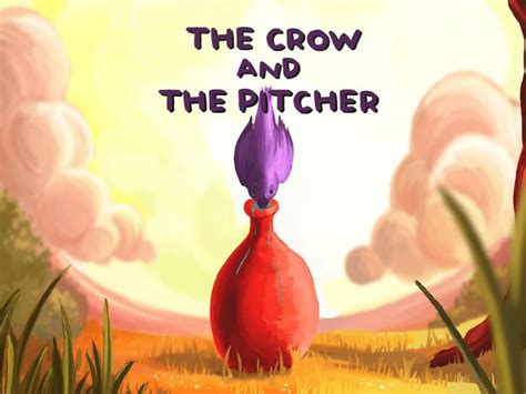 The Crow And The Pitcher In 2020 Fables For Kids Classic Books Kids