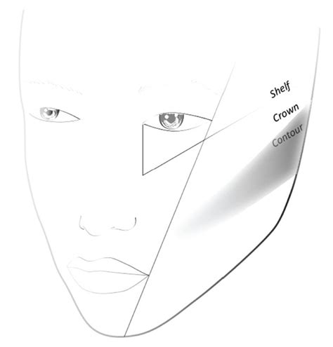 Cheek Contour Is Mimicking Where Shadow Naturally Falls On The