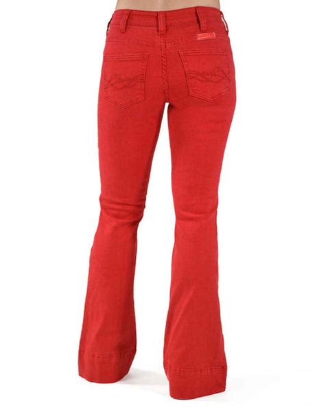 Cowgirl Tuff Womens Red Hot Trouser Love On A Hanger Western Boutique