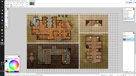 Gridding Premade Maps For Roll20 Using Paintnet Youtube