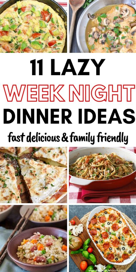 ^.^ my new mattress came in and oh dear lord guys! Lazy Weeknight Dinners: 11 Family Friendly Meals | Easy ...