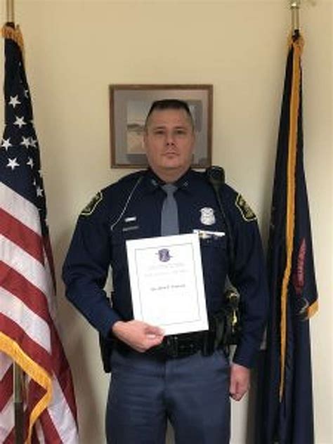 Cadillac Trooper Receives Lifesaving Award