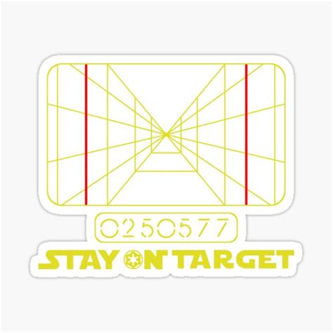 Stay On Target Sticker By Bethekook Redbubble