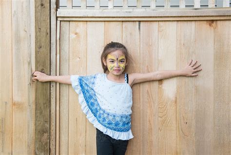Young Girl Dressed As Butterfly By Stocksy Contributor Ronnie Comeau