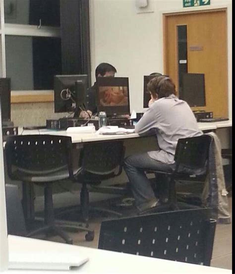 Student Caught Masturbating In Library