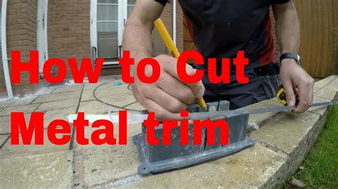 How To Cut Metal Trim Youtube