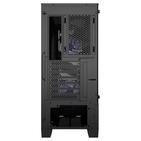 Msi Mag Forge 100m Mid Tower Rgb Gaming Case Black Tempered Glass