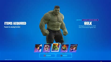 Claim Free Hulk Skin In Fortnite Youtube