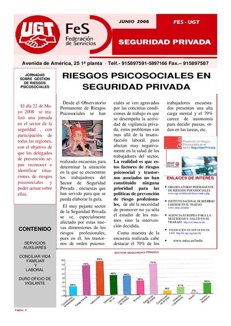 Revista Ugt Fes Seguridad Privada Junio 2008 By Tra Int Valores Issuu