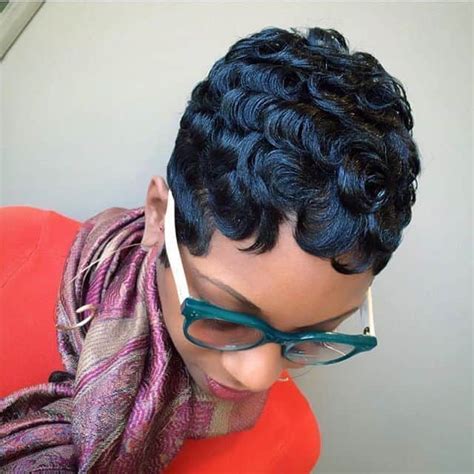 12 really cute finger wave hairstyles for black women short black hairstyle with finger waves | short black hairstyle with finger waves deep roots accommodated platinum ends for best impact. Finger Wave Hairstyles For Black Hair