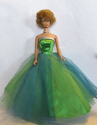 Vintage Dark Blonde Bubble Cut Barbie In Senior Prom Ebay