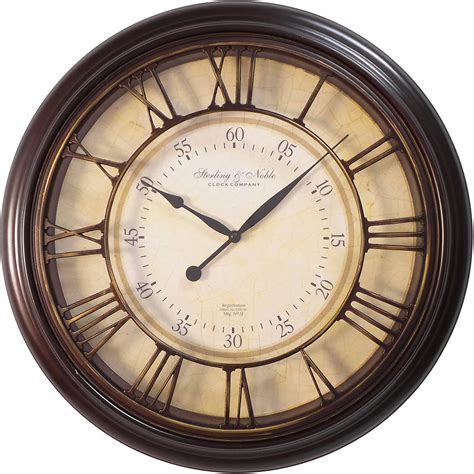 New 20 Large Roman Wall Clock Vintage Home Decor Bronze Top Quality