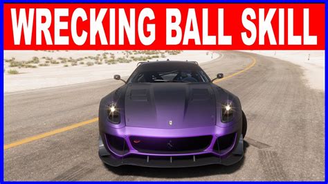 Forza Horizon 5 How To Get Wrecking Ball Skill YouTube
