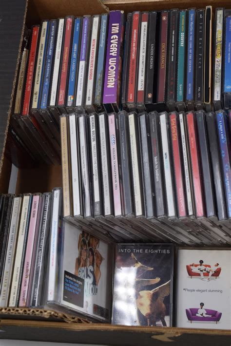 large selection of cd s and cassettes