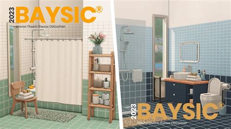 Baysic Bathroom W Felixandre The Sims 4 Custom Content Showcase
