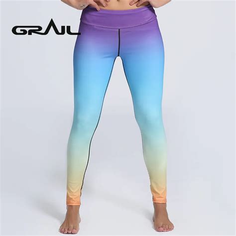 Buy Grail Spring Legging Sky Blue Print Yoga Pants Legins Printed Leggins Women