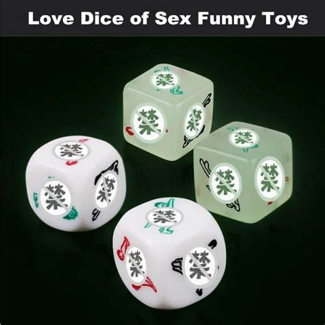 1 Pair Lot Glow In The Dark Erotic Dice Night Lights Love Dice Of Sex Funny Toys Noctilucent