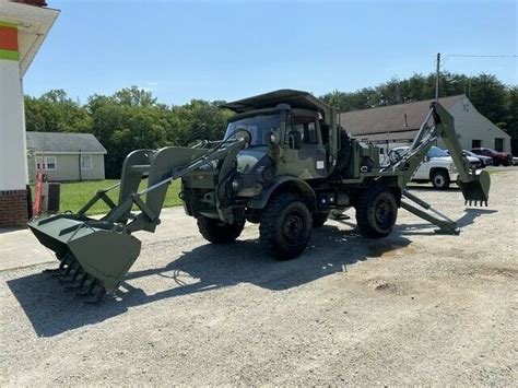 1988 Freightliner Mercedes Unimog Flu419 Loader Backhoe For Sale