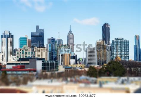 View Melbourne City Australia Stock Photo Edit Now 300931877