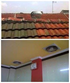 Ventilasi atap turbin ventilator 12 exhaust fan roof (instant only). Penerapan Ventilator Atap Rumah Minimalis