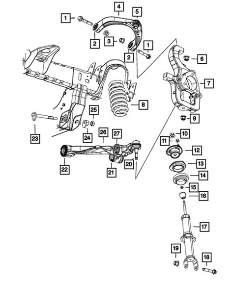 2006 Dodge Ram 2500 Front End Parts Diagram