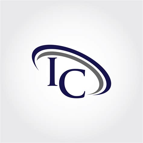 Monogram Ic Logo Design By Vectorseller Thehungryjpeg