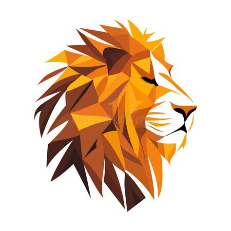 Colorful Abstract Lion Logo Stock Illustrations 1069 Colorful