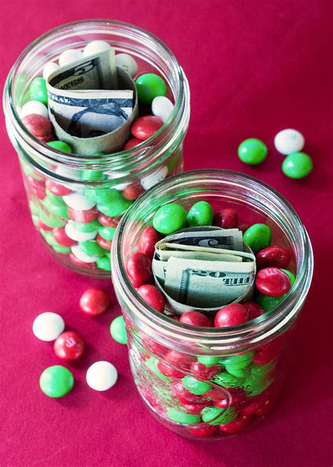 Christmas gift ideas with money. Holiday Gift Idea: Hidden Money Candy Jars - Party Inspiration