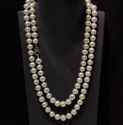 Lacatella Online Shop Echte Perlenkette Wei Lang