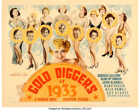 gold diggers of 1933 warner brothers 1933 half sheet 22 x lot 86501 heritage auctions