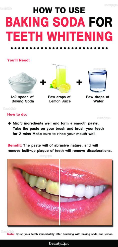 How To Make A Teeth Whitener With Baking Soda Teethwalls
