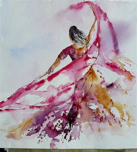 Dancing Art Painting Watercolor Dancer Dance Paintings