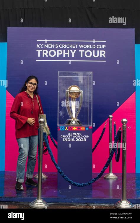 Icc Cricket World Cup 2023 Trophy Hi Res Stock Photography And Images