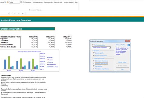 Análisis De Balances Y Cuentas De Resultados En Excel