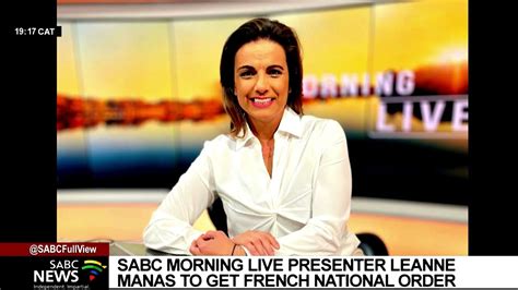 French Embassy Honours Sabc Morning Live Presenter Leanne Manas Youtube