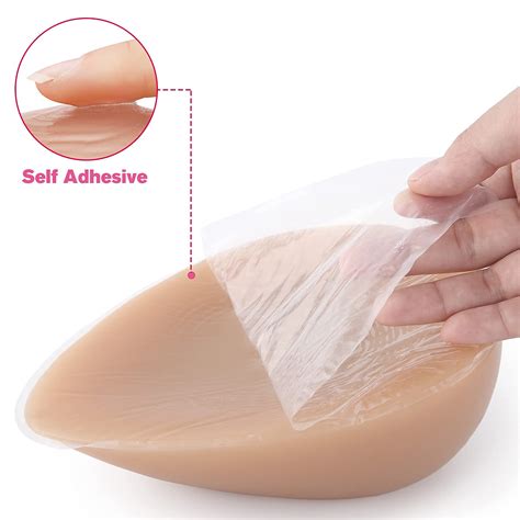 Self Adhesive Silicone Breast Forms For Mastectomy Transgender Cosplay