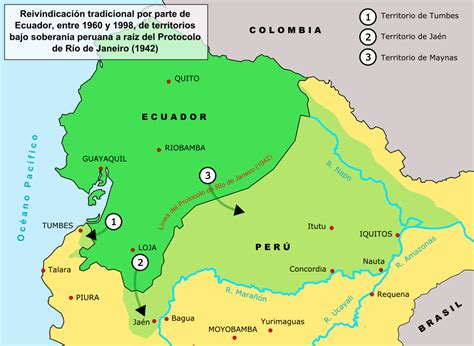 The treaty following that war awarded much of the disputed region to peru, despite the fact that ecuador still. Ecuador sus mapas antes de 1914 - Página 3 - Foros Perú