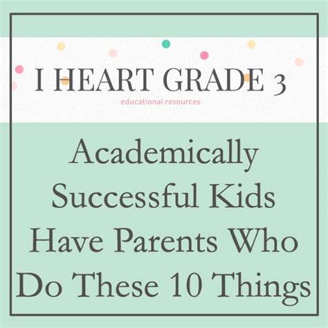Academically Successful Kids Have Parents Who Do These 10 Things I