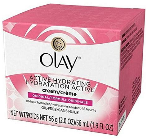 Olay Active Hydrating Cream Original Facial Moisturizer Lines And
