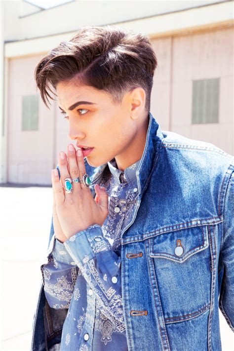 Even though eboys avoid excessive heat to shape their hair, you'll need to use a curling iron to create a massive wave of curls. Terra Juana | tomboy look in 2019 | Androgynous hair ...