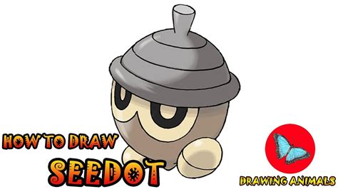 How To Draw Seedot Pokemon Coloring And Drawing For Kids Youtube