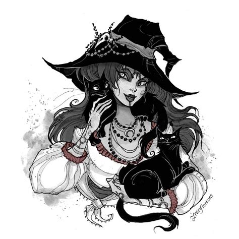 Pin By Jenora Demiurge On Look And Costume Witch Art Black Cat Art