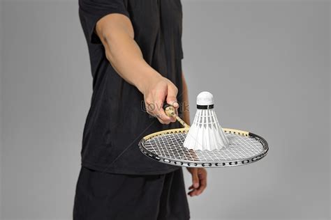 Athletic Male Playing Badminton Picture And Hd Photos Free Download