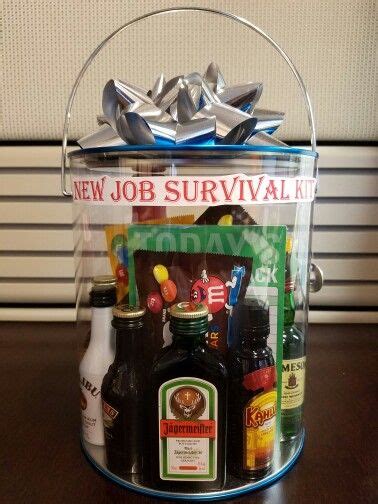 This will be the farewell gift is the last you'll give them! DIY New Job Survival Kit | New job survival kit, New job ...