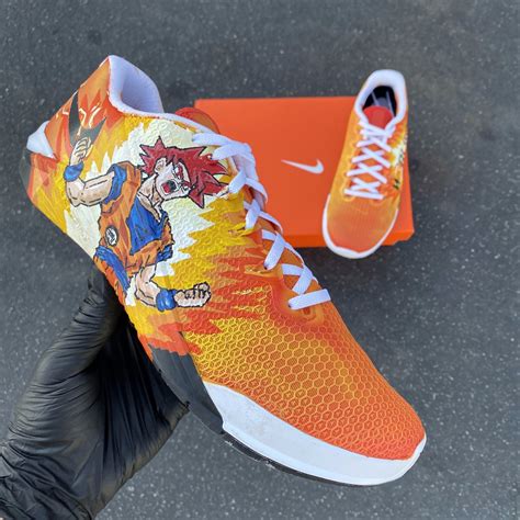 Dragon Ball Z Orange Goku Nike Metcons B Street Shoes